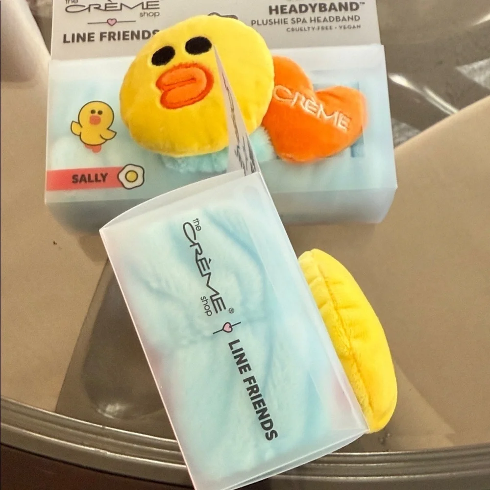 3D Teddy Spa Headband - Yellow and Orange - The Crème Shop *NEW*